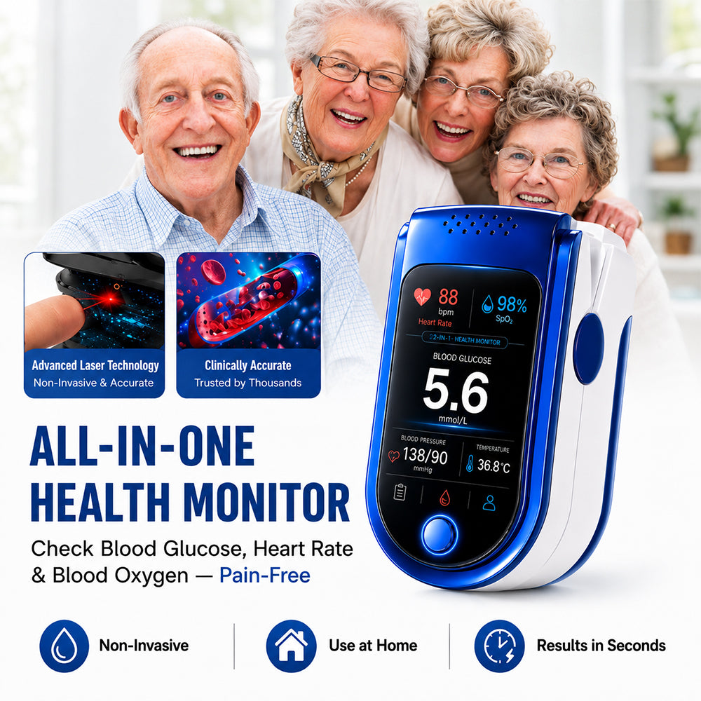 All-in-one health monitor with seniors